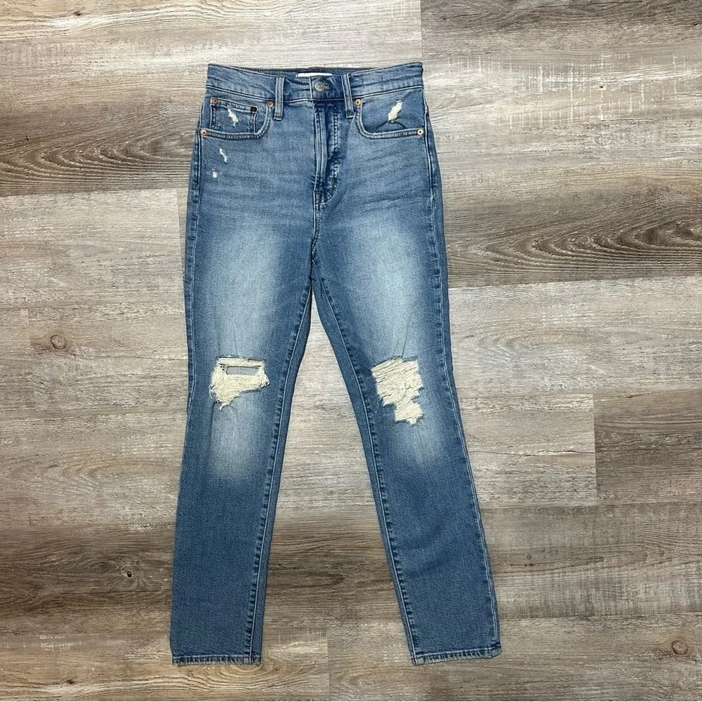 Madewell The Perfect Vintage Jean in Denman Wash Blue 25 NWT